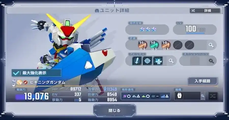 ビギニングガンダム
